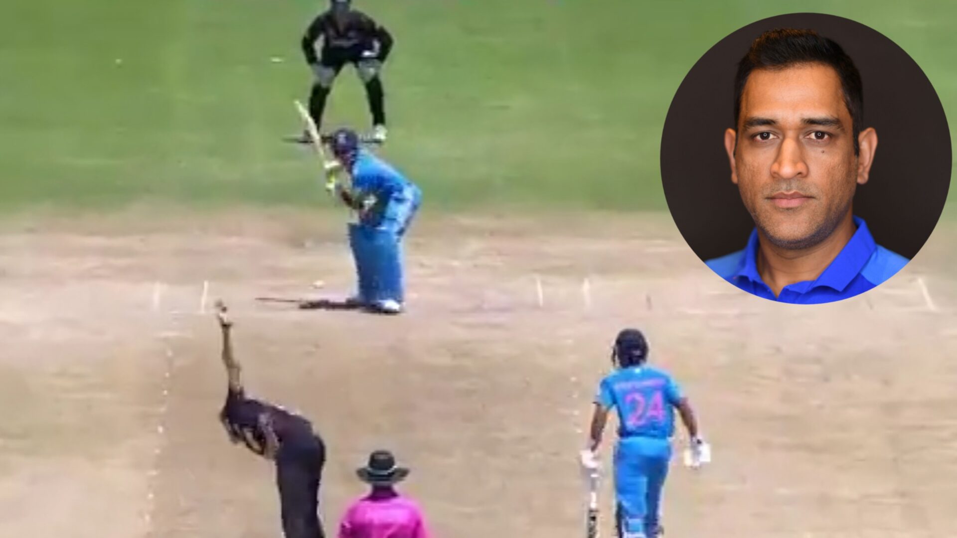 Fan miss ms dhoni after musheer helicopter shot