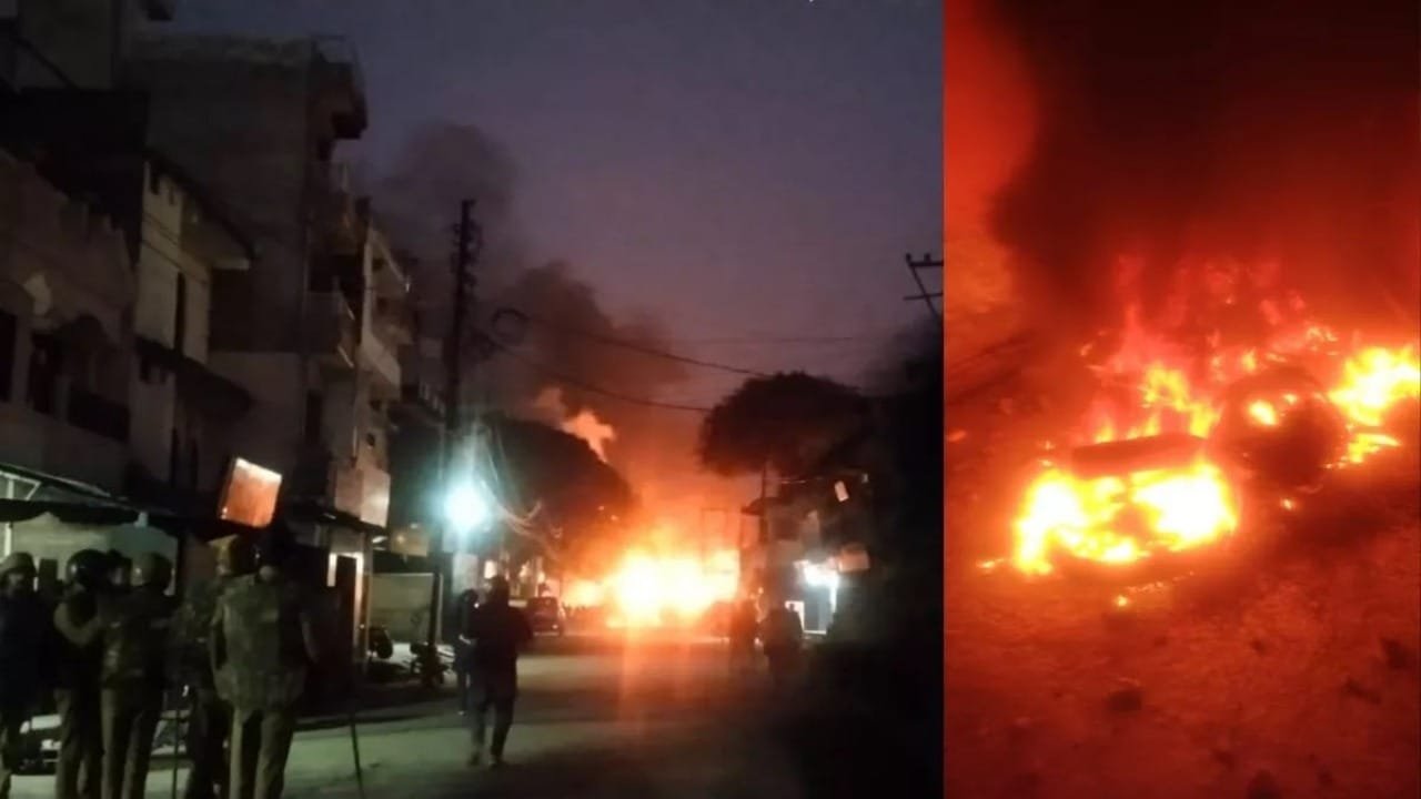 रोती महिला पुलिसकर्मी, जलता शहर… हल्द्वानी में अवैध मदरसे हटाने पर उग्र हुई भीड़