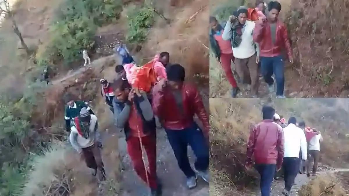 बागेश्वर: डोली बनी मरीज़ का सहारा