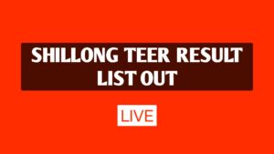 Shillong Teer Result list