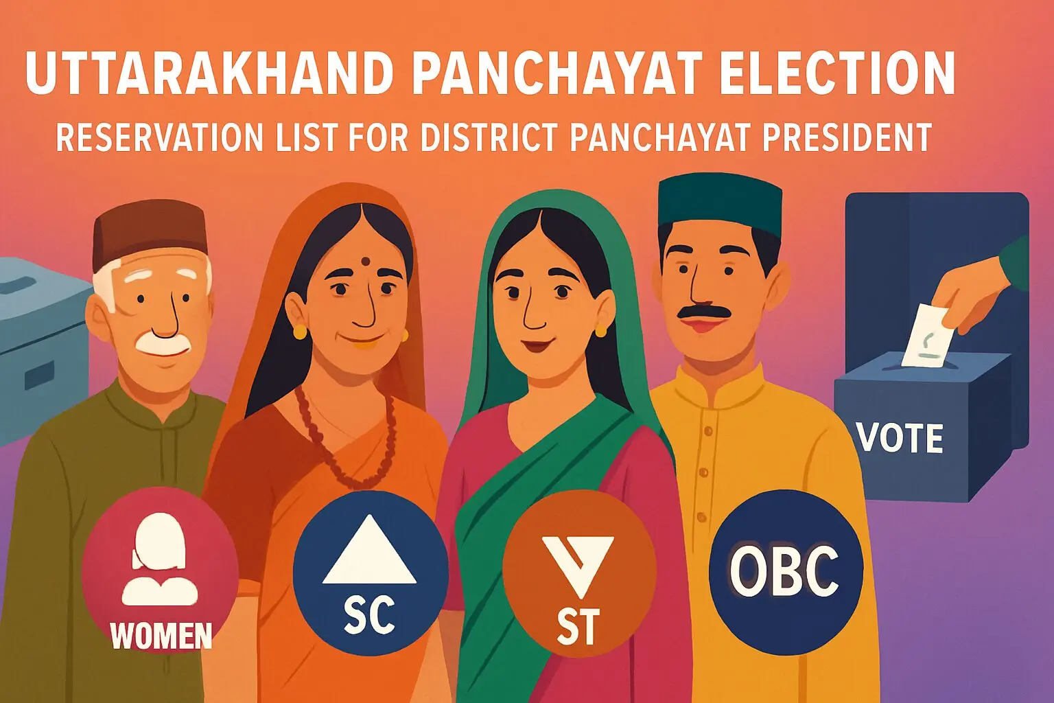 उत्तराखंड पंचायत चुनाव: जिला पंचायत अध्यक्ष आरक्षण सूची जारी, जानिए आपके जिले में किस वर्ग के लिए सुरक्षित हुई सीट